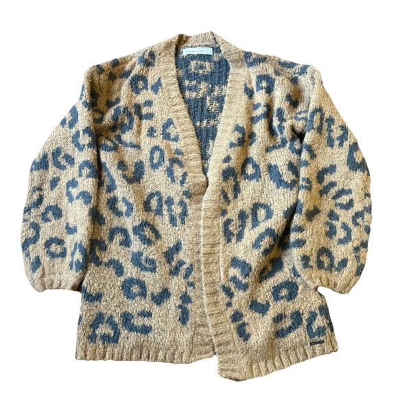 Abercrombie & Fitch Sweaters - Abercrombie & Fitch Cardigan Womens Small Sweater Jaguar Print